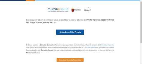 cita previa médico murcia|Crear Cita